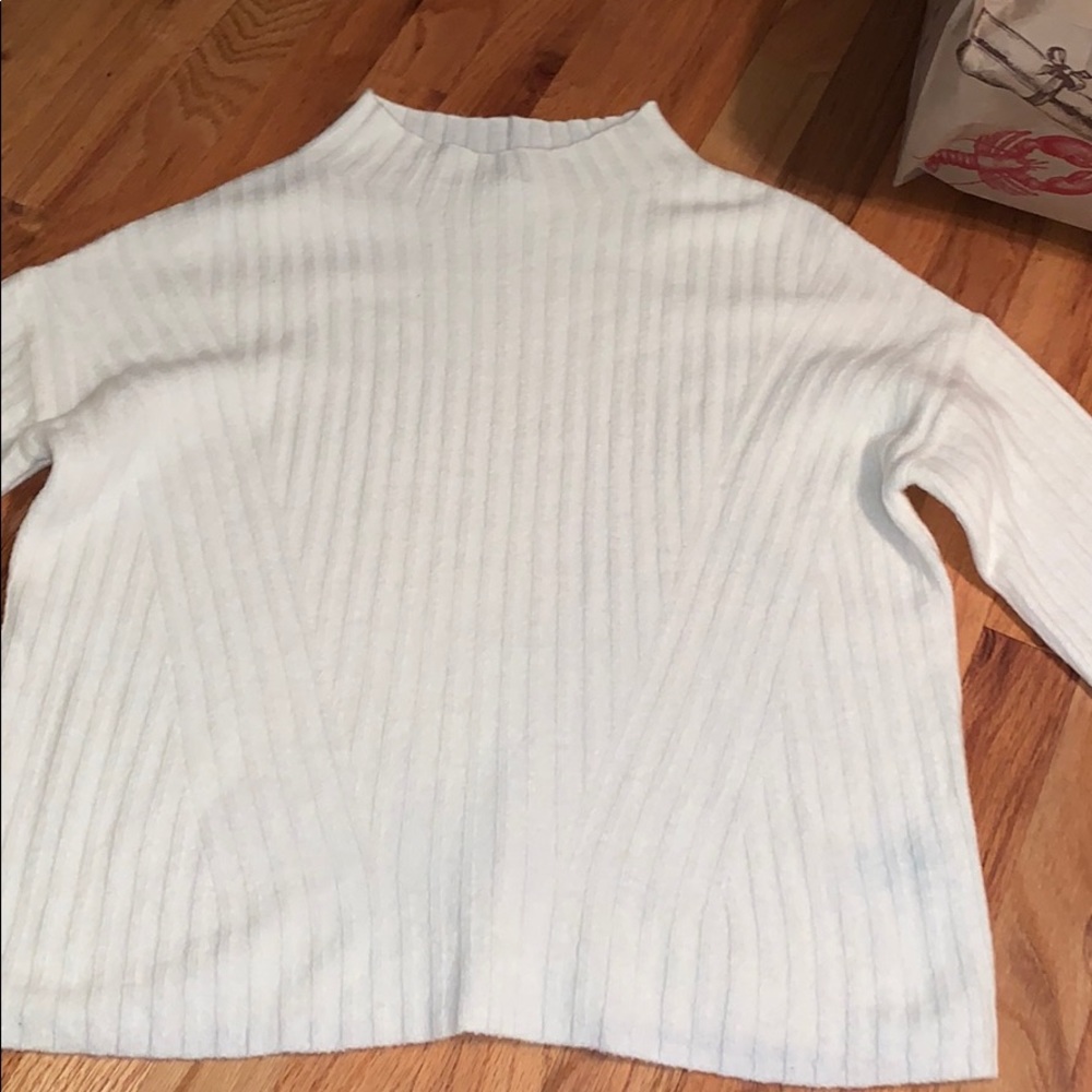 Old Navy white turtleneck sweater